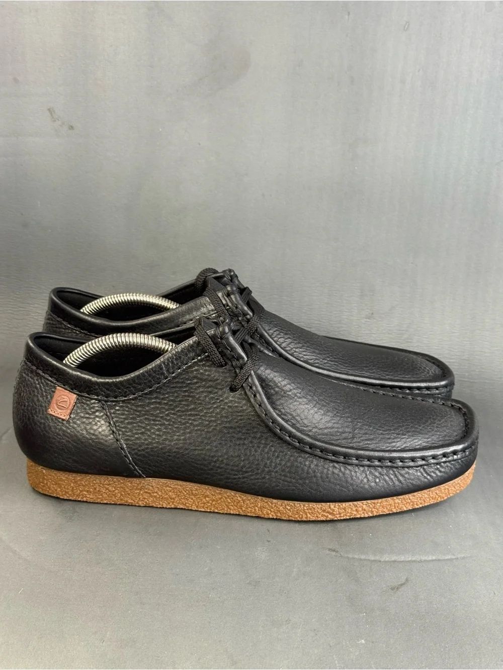 Clarks Men's Shacre II Run shoes black tumbled leather shoes men’s size 11.5